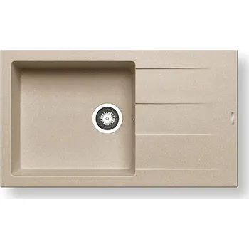 Granitový dřez Granitový kuchyňský dřez Pyramis ATHLOS (86X50) 1B 1D PLUS DARK BEIGE (070070811)