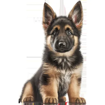 Nášivka Nažehlovačka Německý ovčák štěně - 4 x 6 cm