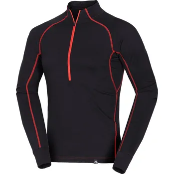 Pánská móda Northfinder Pánské skialpové merino tričko SUCHY, oranžová, L