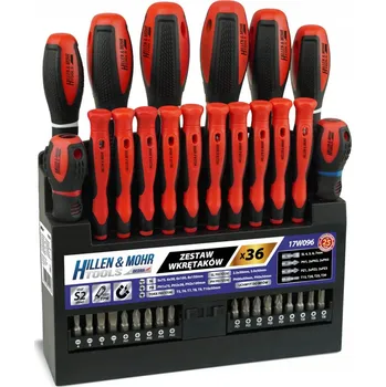 Šroubovák Sada šroubováků s bity Dedra, 36 dílů