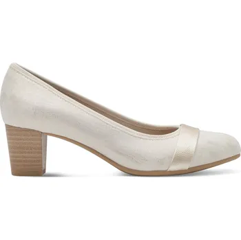 Dámské lodičky Dámské lodičky na podpatku stélka šíře H JANA 8-22467-42 499 béžové #Velikost: 38