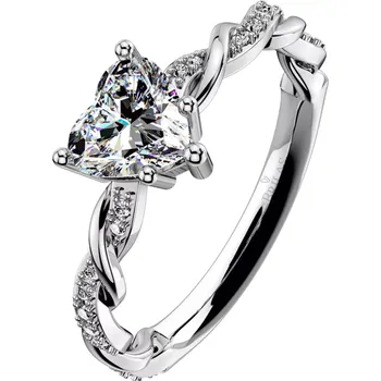 Prsten Danka Silver - zásnubní prsten ze stříbra