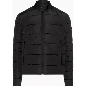 Pánská casual bunda PORSCHE DESIGN Lightweight Jacket Bunda voděodolná odlehčená prošívaná s logem černá (Ultralehká prošívaná bunda bez peří se skrytými kapsami na bocích.)
