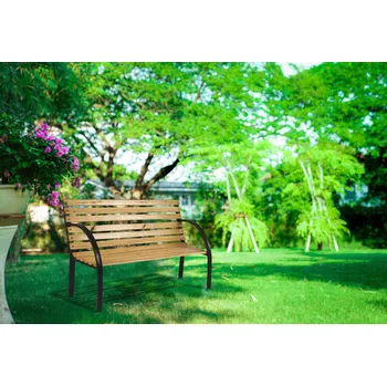 Zahradní lavice Dřevěná zahradní lavice 120 x 60 x 80 cm