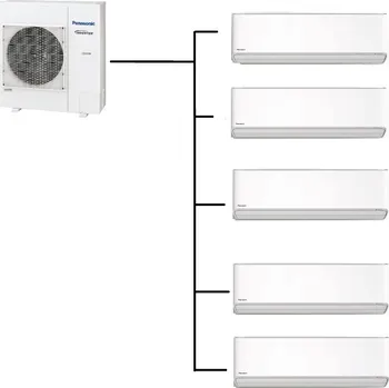 Vzduchotechnika Klimatizace Panasonic Etherea white 1+5 (2kW + 2kW + 2kW + 2kW + 2kW) Multi-split R32 včetně montáže