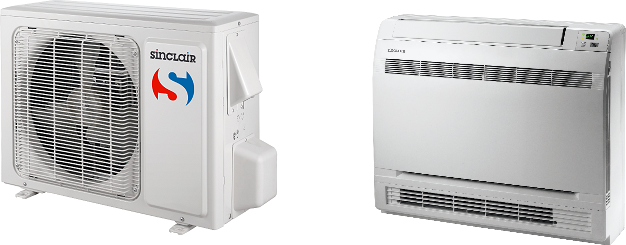 Parapetní Klimatizace Sinclair ASP-09BI 1+1 2,7kW R32
