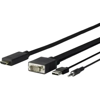 Video kabel Vivolink Pro VGA + Audio na HDMI M - M 3m (PROVGAHDMI3)