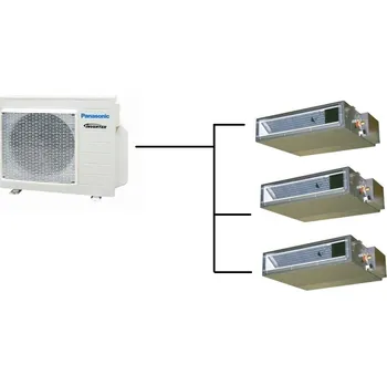 Vzduchotechnika Kanálová Klimatizace Panasonic 1+3 (2kW + 2kW + 2kW) Multi-split R32 včetně montáže