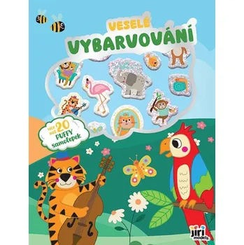 Veselé vybarvování se super samolepkami Zvířátka Kniha