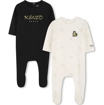Dupačky Kojenecké bavlněné dupačky Kenzo Kids 2-pack K61616 černá 99X, vel. 71