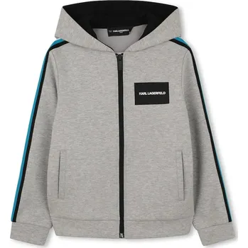 Chlapecká mikina Dětská mikina Karl Lagerfeld Z31093.114.150 šedá 90X, vel. 114