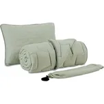 Dormeo AdaptiveGO sada polštář a přikrývka + brašna 140 × 200 cm zelená