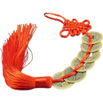 Náramek FENGSHUIHARMONY 9 mincí s nekonečným uzlem štěstí