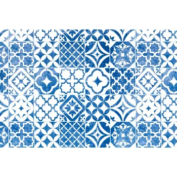 Tapeta D-c-fix bílomodrá mozaika