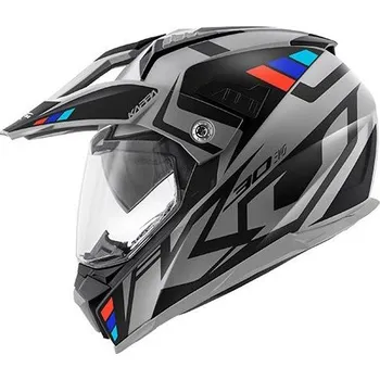 Helma na motorku KAPPA KV30 ENDURO GRAYER - enduro šedá moto přilba XL