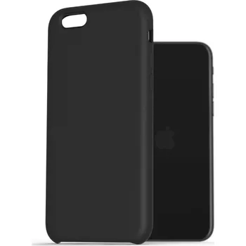 Pouzdro na mobilní telefon AlzaGuard Premium Liquid Silicone Case pro iPhone 7 / 8 / SE 2020 / SE 2022 černé