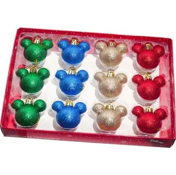 Vánoční dekorace Disney Vánoční ozdoba 12 ks