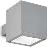 Ideal Lux Snif Square AP1 venkovní nástěnné svítidlo 1x G9 40 W bez zdroje 9 cm hranaté šedé