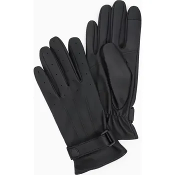 Šála PORSCHE DESIGN Leather Driver's Gloves Rukavice pro řidiče kožené sportovního střihu černá (Elegantní kožené rukavice s technologií Touch Tec na ukazováčku a palci.)