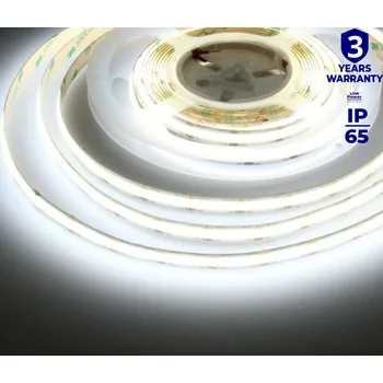 LED osvětlení Kanlux 24COB-IP65 3W/m 6500K studená bílá 24V LED pásek venkovní IP65 světelný pruh 320diod/metr 39169