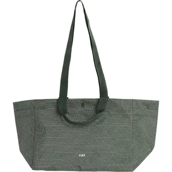 Kabelka Hay, Víkendová taška Grid Weekend S, tmavě zelená - Formadore