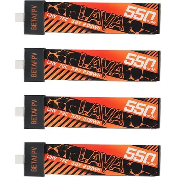 Dron LAVA Battery 1S 550mAh (BETAFPV) - 75C 4ks