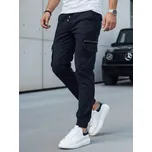 Dstreet Moderní modré kalhoty