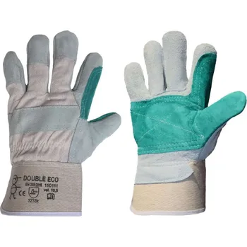 Pracovní rukavice PRAPOR DOUBLE ECO BC / Kombinované rukavice - tyrkysová 10,5