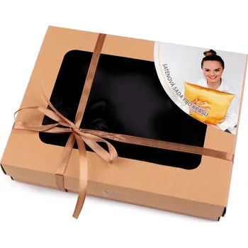 Saténová Beauty sada na spaní, povlak a scrunchie gumička Varianta: 7 černá, Balení: 1 ks