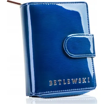Peněženka Betlewski dámská peněženka z pravé kůže – modrá