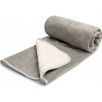 Dětská deka Sensillo deka šedá plyšová 80x100cm – ideální pro chladnější dny
