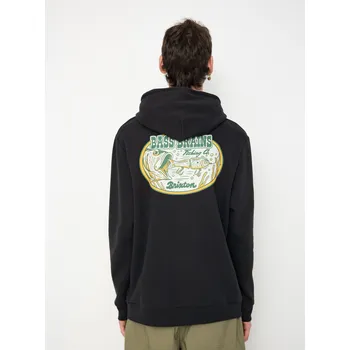 Pánská mikina Brixton Bass Brains Swim HD (black) M, černá