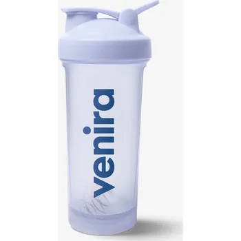 Fitness VENIRA shaker PRO s poutkem, modrý - 600 ml