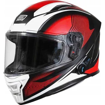 Helma na motorku Přilba ORIGINE PISTA ELEMENTARY + BT matná červeno-černá XL