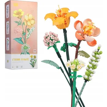 ostatní stavebnice STAVEBNICE KYTICE KVĚTIN SADA PRO USPOŘÁDÁNÍ ICONS