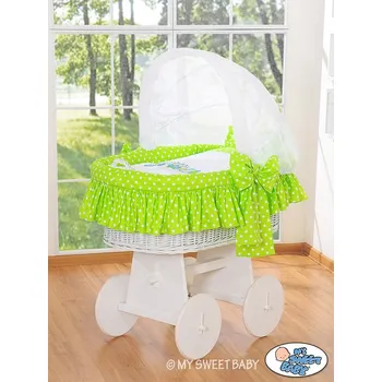 Kolébka pro miminko Luxusní proutěný koš na miminko s kompletní výbavou My Sweet Baby > varianta 78962-428 2026