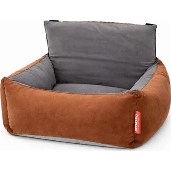 Aminela autosedačka S 50x40cm hnědá/šedá