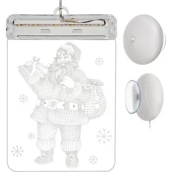 Dekorativní svítidlo Malatec Vitráže LED 3D- Santa