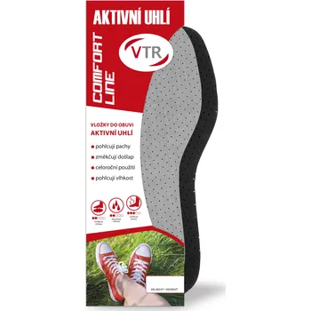 Vložka do bot VTR Stélky aktivní uhlí Velikost doplňků: 32/33