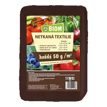 Mulčovací textilie Netkaná textílie hnědá 1,6 x 5 m, 50 g/m2