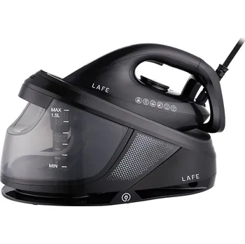 Žehlička Lafe Power Steam 3100 W výkonný parní generátor, keramická žehlicí plocha, černý