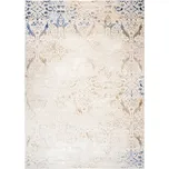 KOBEREC HERA 200x300 Stylový Moderní Módní Lesklý krémový béžový modrý w13