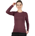 Bambusové Tričko Classic Vínové Dlouhý Rukáv Dámské Velikost: XL
