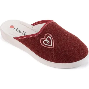 Dámské pantofle Dámské domácí ortopedické pantofle s výšivkou srdce vel. 42