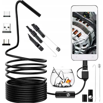 ENDOSKOPICKÁ KAMERA INSPEKČNÍ ANDROID USB PRO SMARTPHONE ANDROID 2M LED