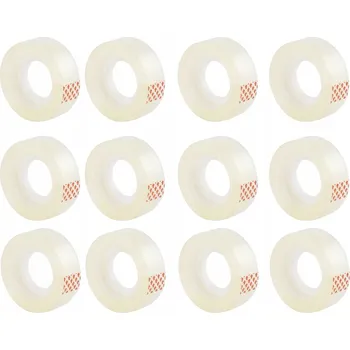 Lepicí páska Kancelářská páska 12 mm x 10 m Lepicí Samolepicí Průhledná Kancelář Silná