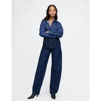 Dámské džíny GAP Dámské Džíny Barrel High Rise GAP Modrá 29/34 (2670911)