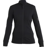 Dámská funkční mikina Icebreaker Women Merino 260 Quantum IV LS Zip Velikost: S / Barva: černá/šedá