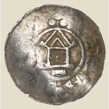 Otto III. a Adélaida – denár, Německo, kolem roku 1000 1,78 g