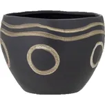 Kameninový květináč Magnus Waves 18,5 cm